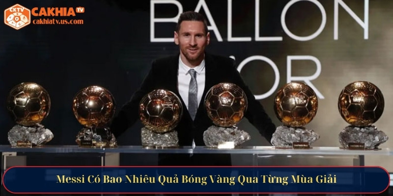 Messi có bao nhiêu quả bóng vàng