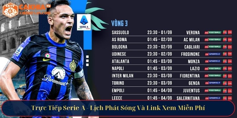 Trực tiếp Serie A