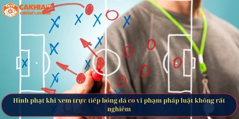 Hình phạt khi xem trực tiếp bóng đá rất nghiêm